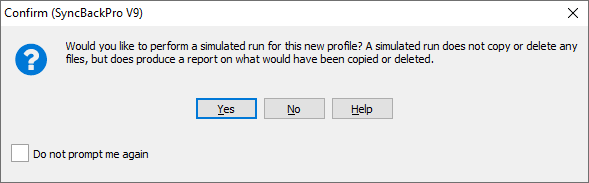 Simulated Run Prompt